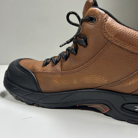 Reebok Work Boots Men’s 12M Waterproof EH Safety Toe Leather Brown RB4444 main image 12